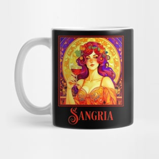 Art Nouveau Sangria Mug